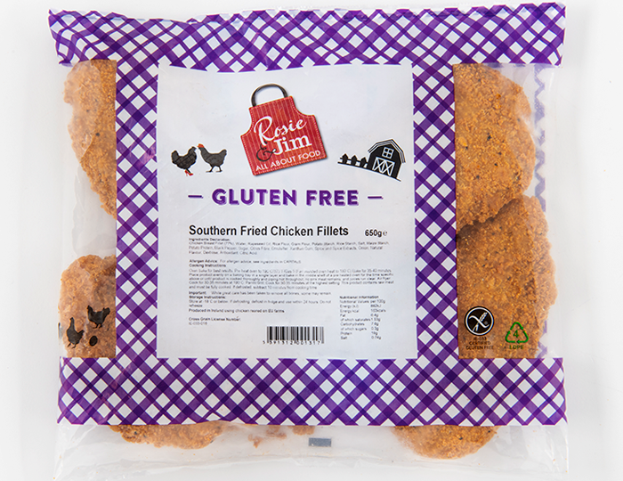 Rosie & Jim Southern Fried Chicken Fillet Gluten Free