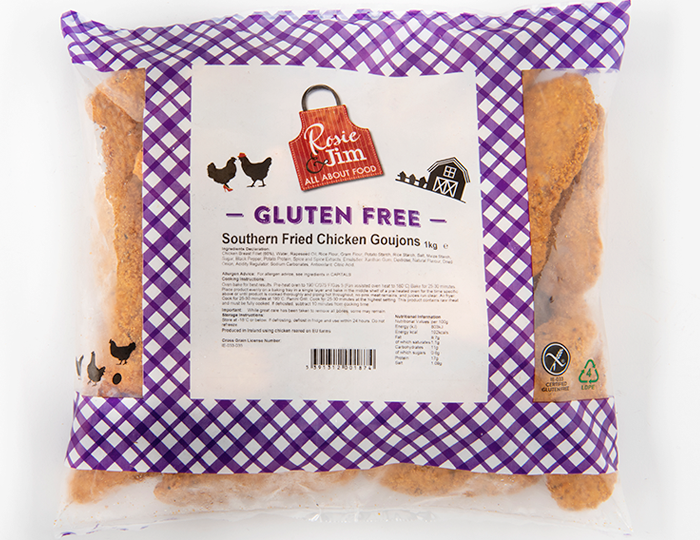 Rosie & Jim Southern Fried Chicken Goujons Gluten Free